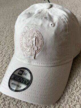 New Era Boston Celtics 9TWENTY Color Pack Natural Strapback Adjustable Hat NWT
